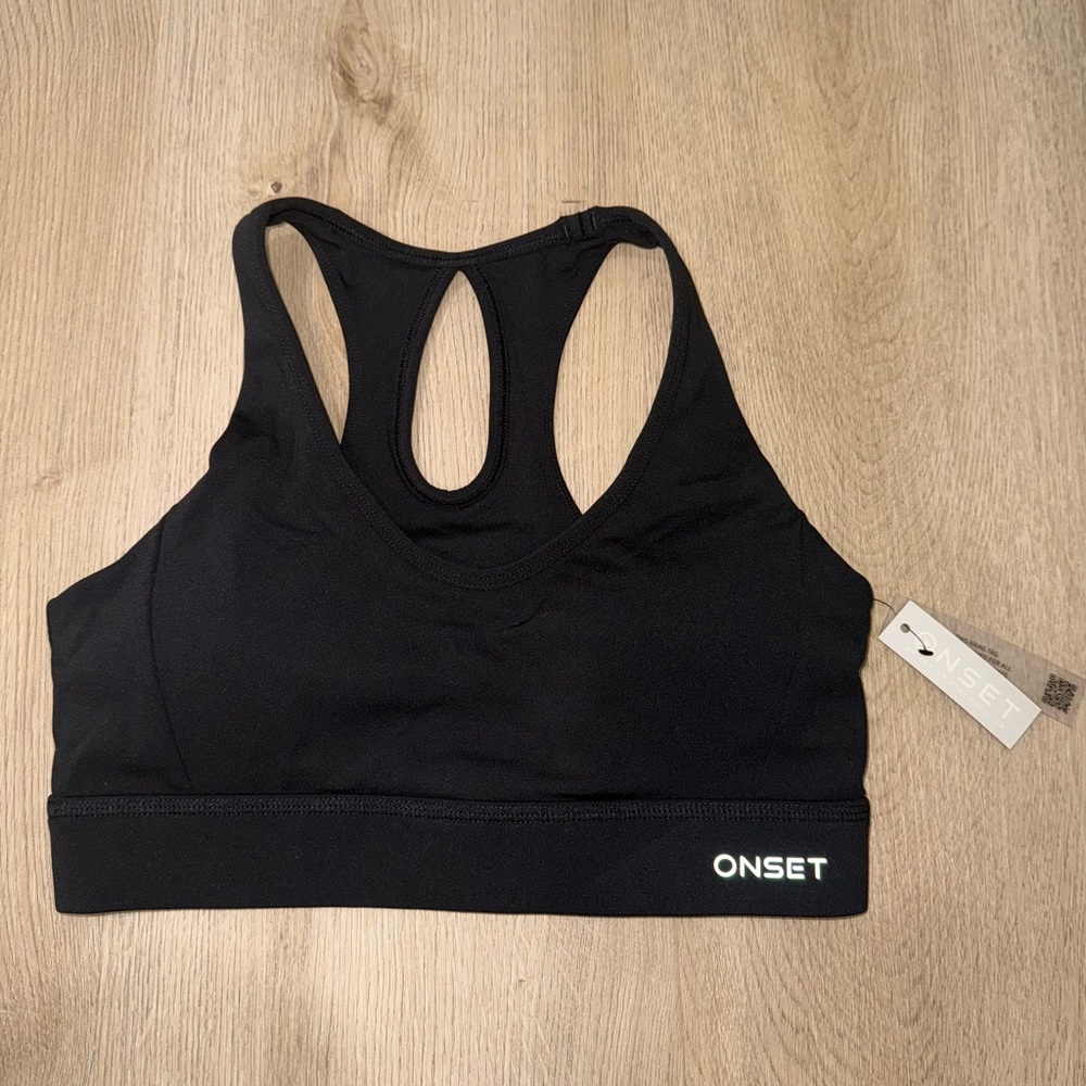 ONSET Black Sports Bra